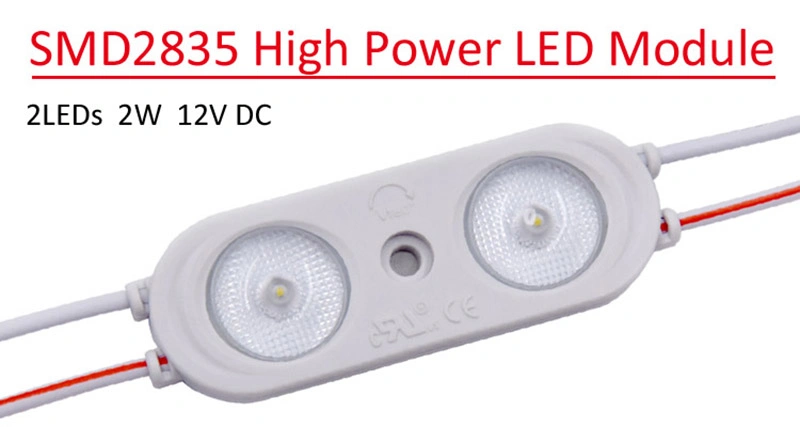 UL CE RoHS 12V 24V 2W 180° Wide Beam Angle SMD2835 Fabric Light Box LED Backlight Module