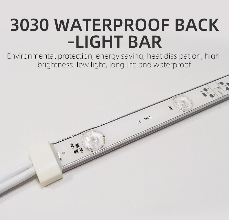 Waterproof Fabric Light Box High Power LED Sign Board Edge Side Lit Light Bar Outdoor Light Box