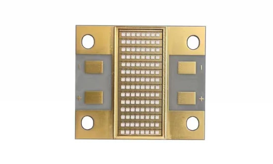 Chip COB LED ad alta potenza da 28 W/cm2, chipset da 480 W, luce da 365 nm, lampada da 375 nm, lampadina da 385 nm, circuito stampato da 395 nm, PCB da 405 nm, array UVA, modulo LED UV per l'essiccazione della stampante con lente focalizzata
