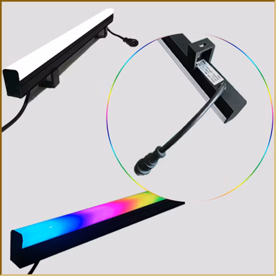 Striscia LED Wallwasher RGBW impermeabile 36 LED DMX IP67 Barra LED Pixel DMX RGBW